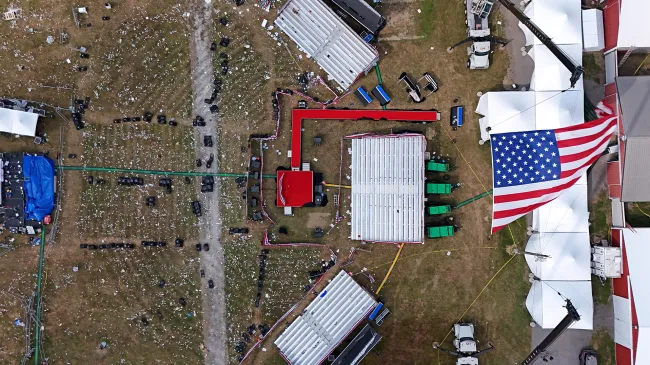 Trump assassination bird's eye